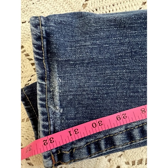 Vintage True Religion Joey Flare Jeans Low Rise USA 31 Y2K Bootcut 2000 Mallcore - Picture 9 of 9